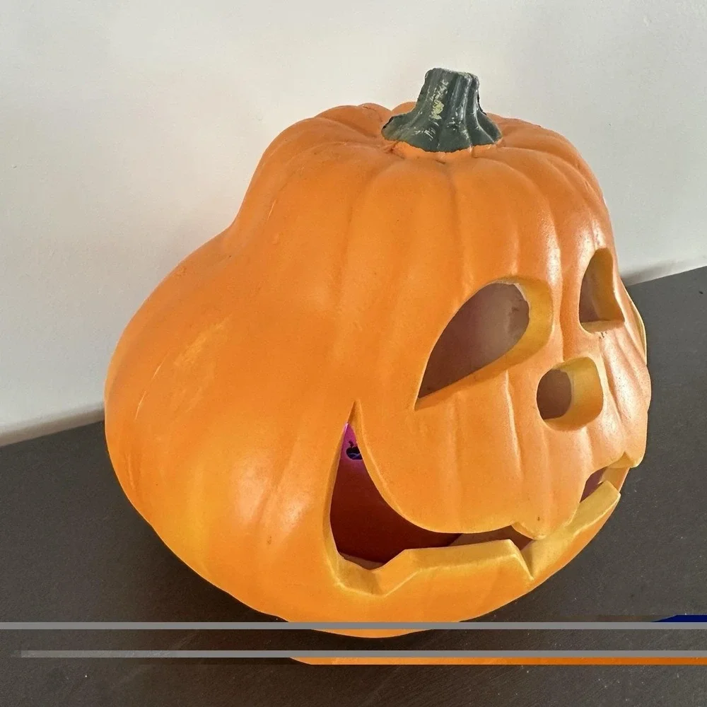 VTG Walmart Color Change Light Up Jack O Lantern Pumpkin Blow Mold 10